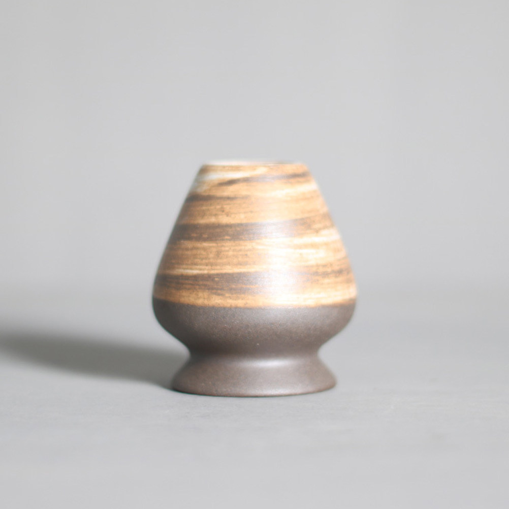 Bamboo Whisk Chasen - Matcha Whisk Holder Ceramic Bamboo Chasen