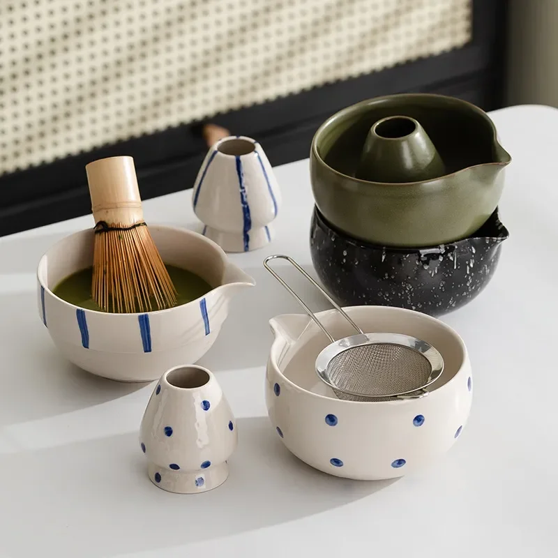 Bamboo Whisk Chasen - Authentic Japanese Matcha Bowl Set with