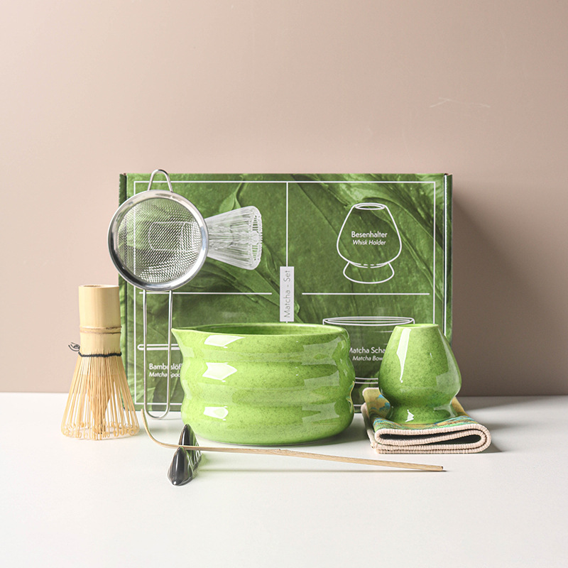 Bamboo Whisk Chasen - 4/7PCS Japanese Matcha Set Matcha Bowl