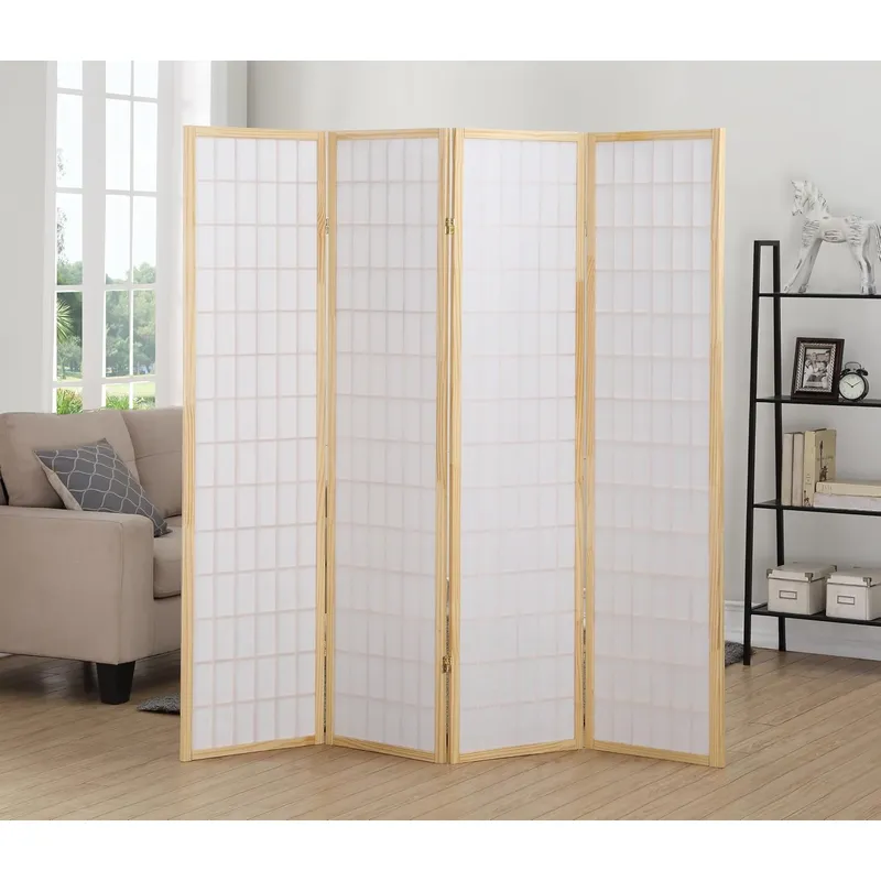 Oriental Shoji 4 Panel Screen  - Shoji Screen Divider ulasan dan harga