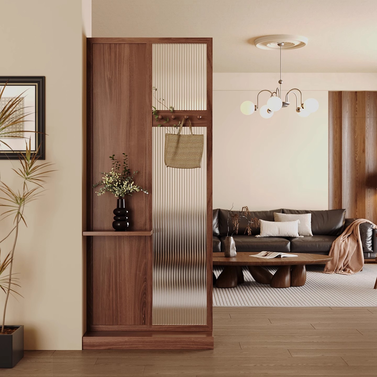 Chinese Solid Wood Entrance En - Shoji Screen Divider ulasan dan harga