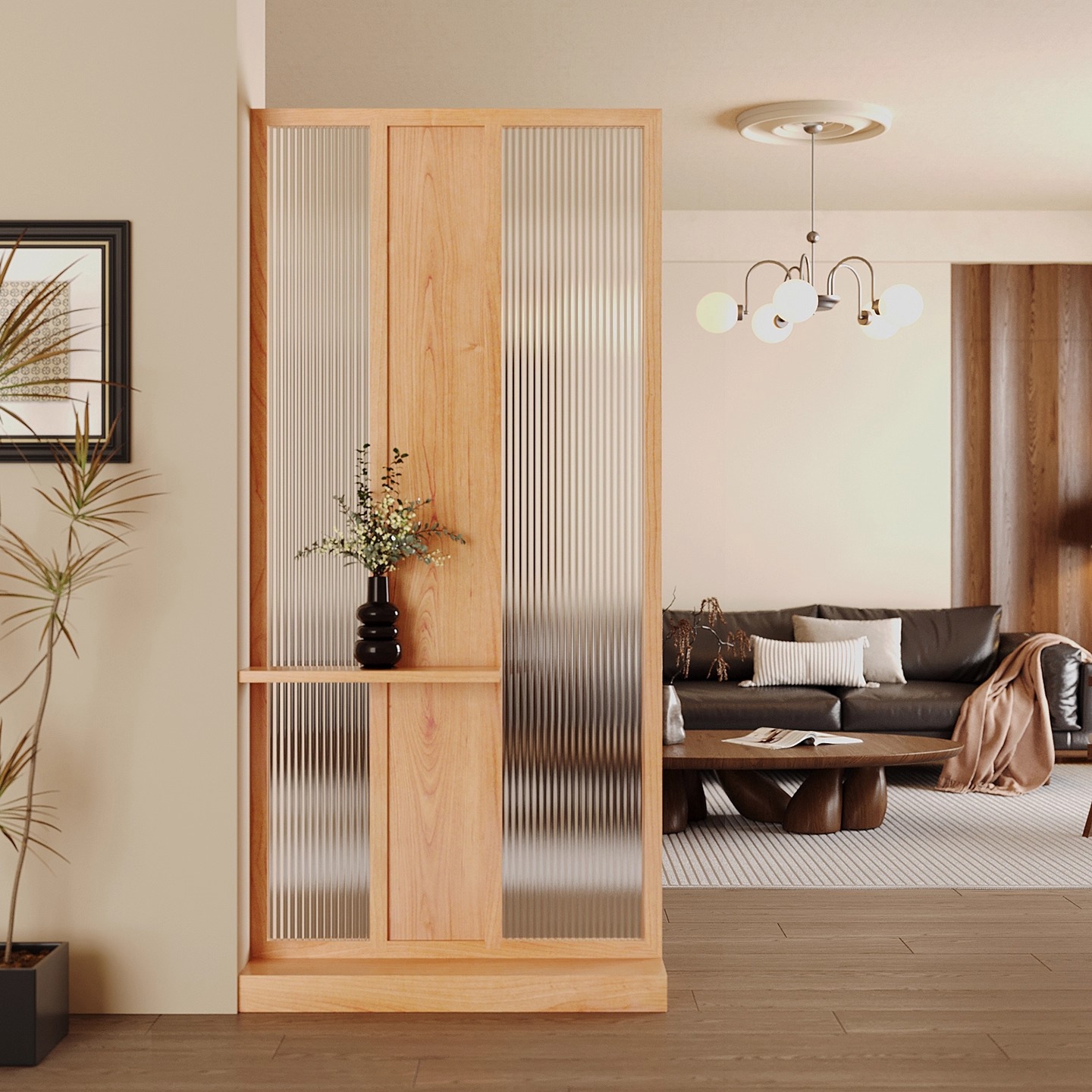 Chinese Solid Wood Entrance En - Shoji Screen Divider ulasan dan harga