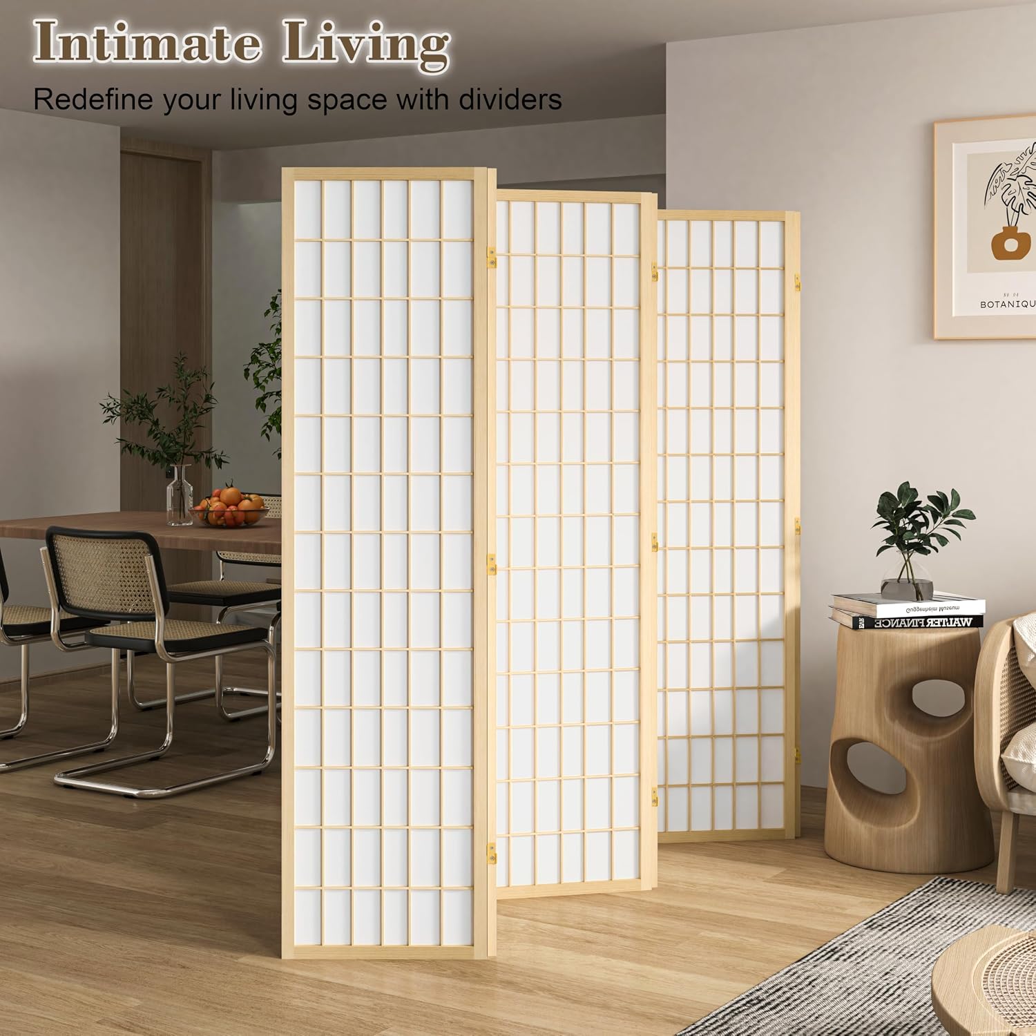 6 Panel Folding Room Divider P - Shoji Screen Divider ulasan dan harga
