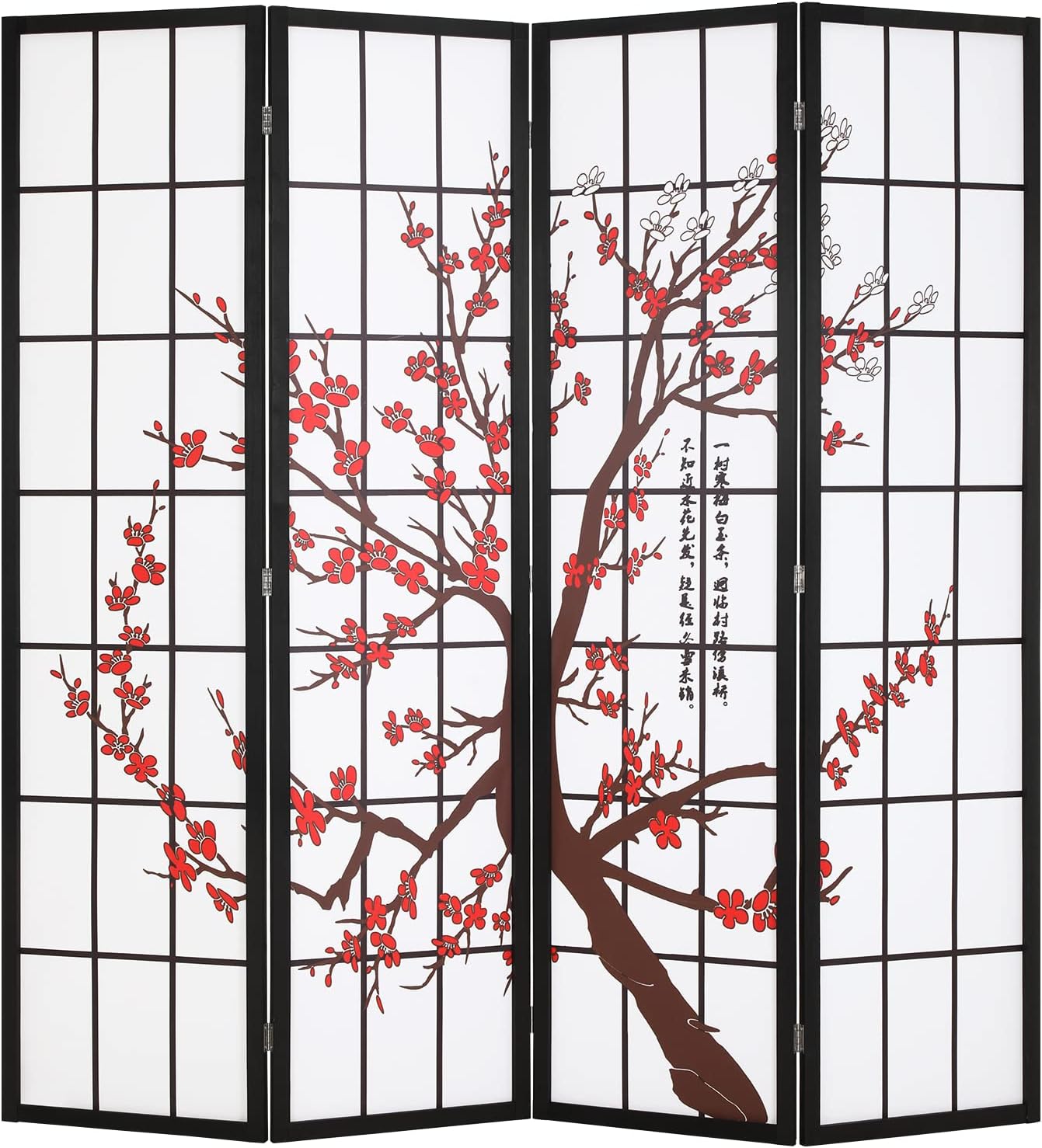 6Ft Folding Privacy Divider 4  - Shoji Screen Divider ulasan dan harga