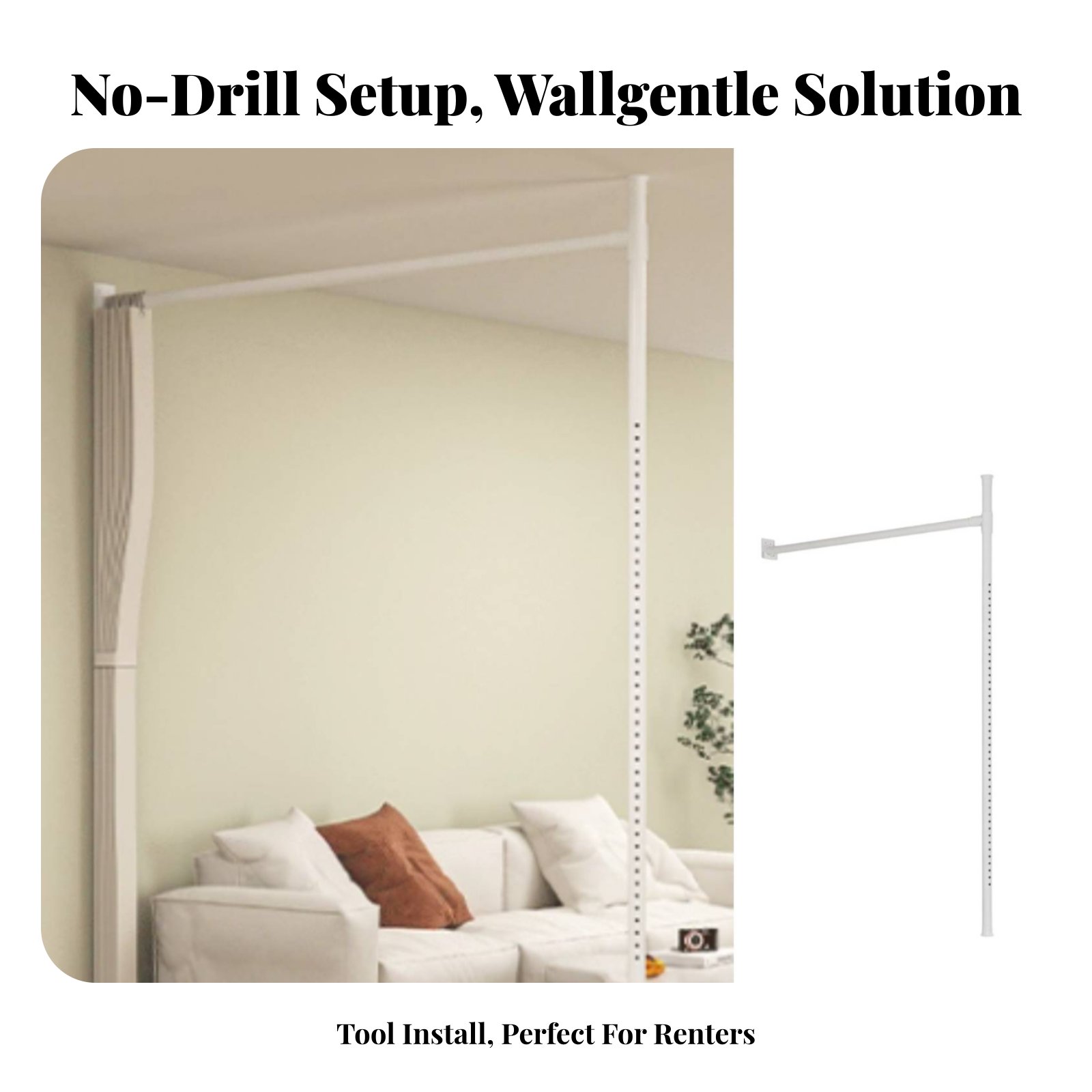 No-Drillstanding Partition Sty - Shoji Screen Divider ulasan dan harga