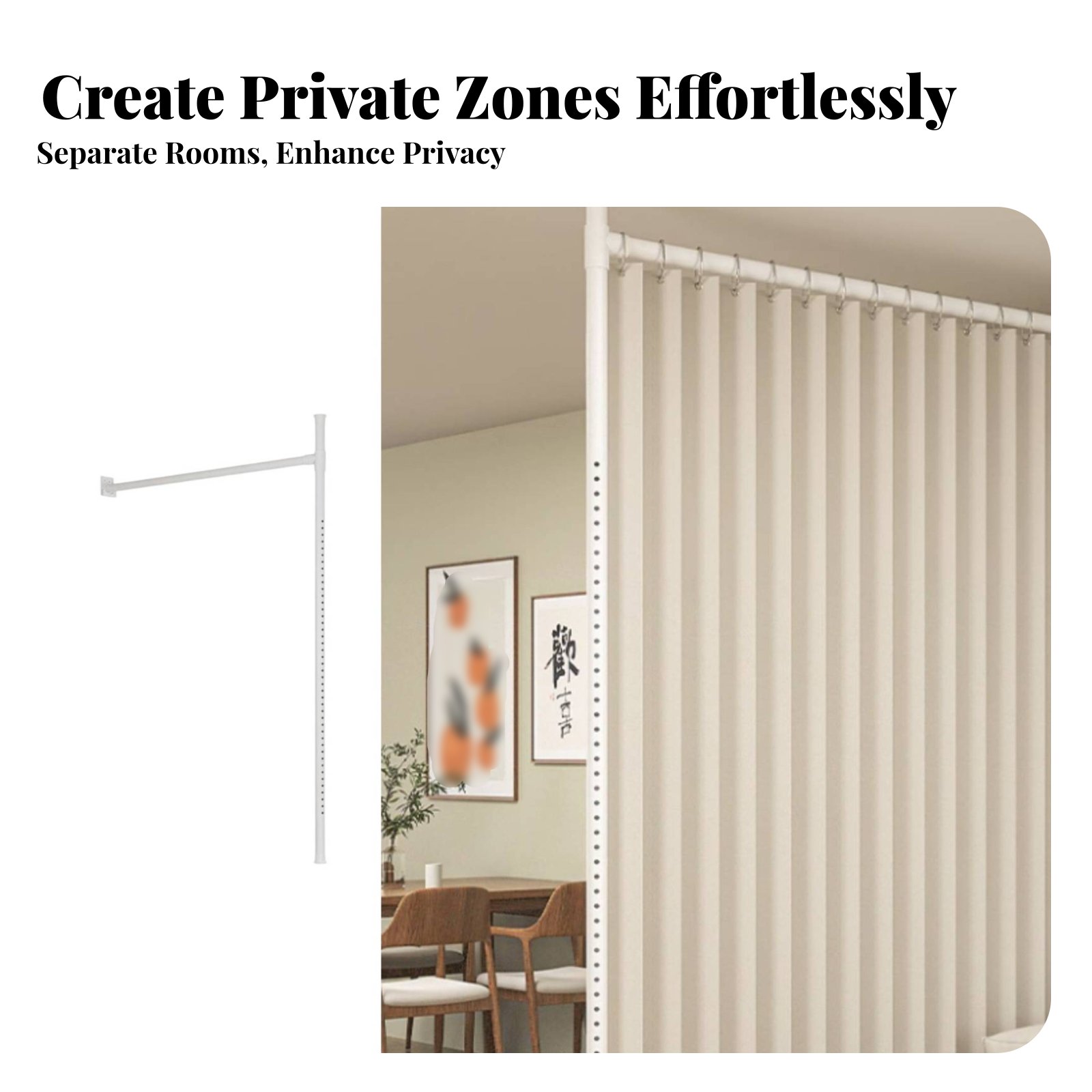 No-Drillstanding Partition Sty - Shoji Screen Divider ulasan dan harga