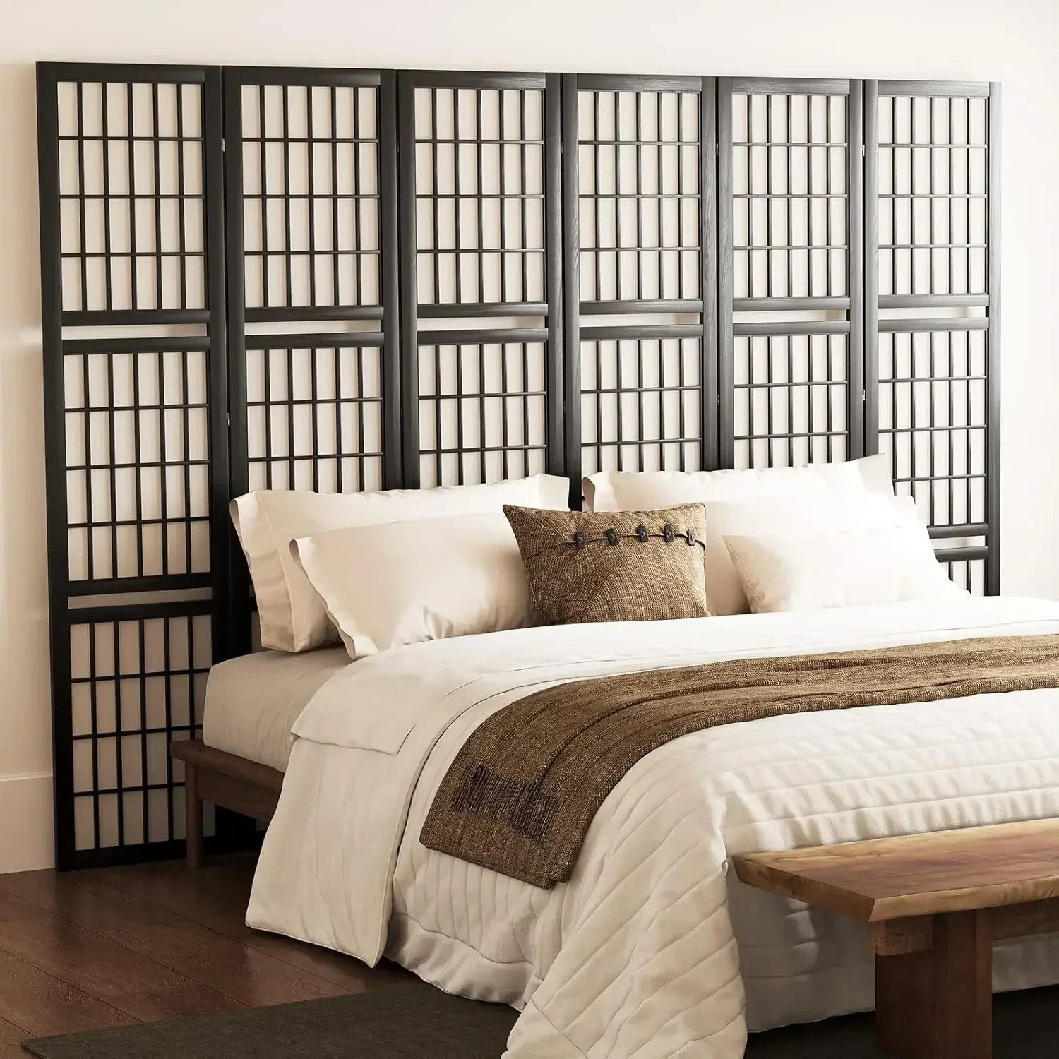 6 Panel 5.6ft Folding Portable - Shoji Screen Divider ulasan dan harga