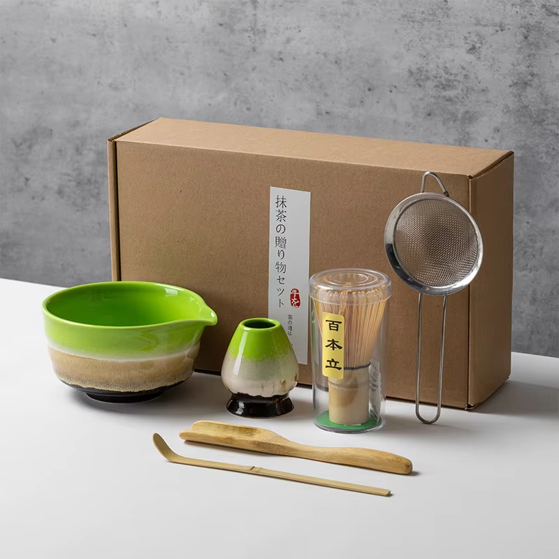 Japanese Style Matcha Tea Set  - Bamboo Whisk Chasen ulasan dan harga