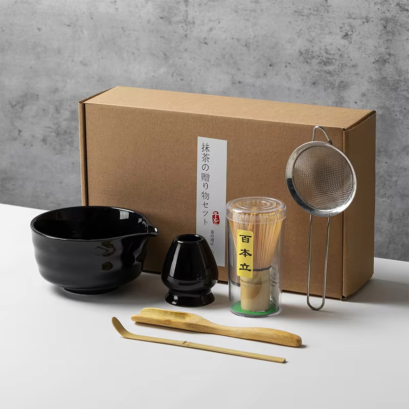 Japanese Style Matcha Tea Set  - Bamboo Whisk Chasen ulasan dan harga