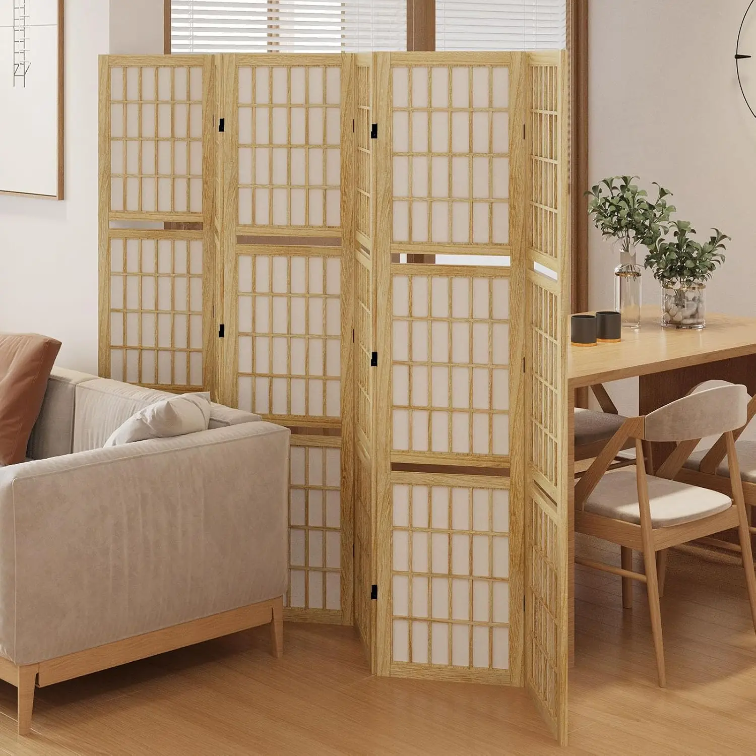 Room Divider with Shelves, 66. - Shoji Screen Divider ulasan dan harga
