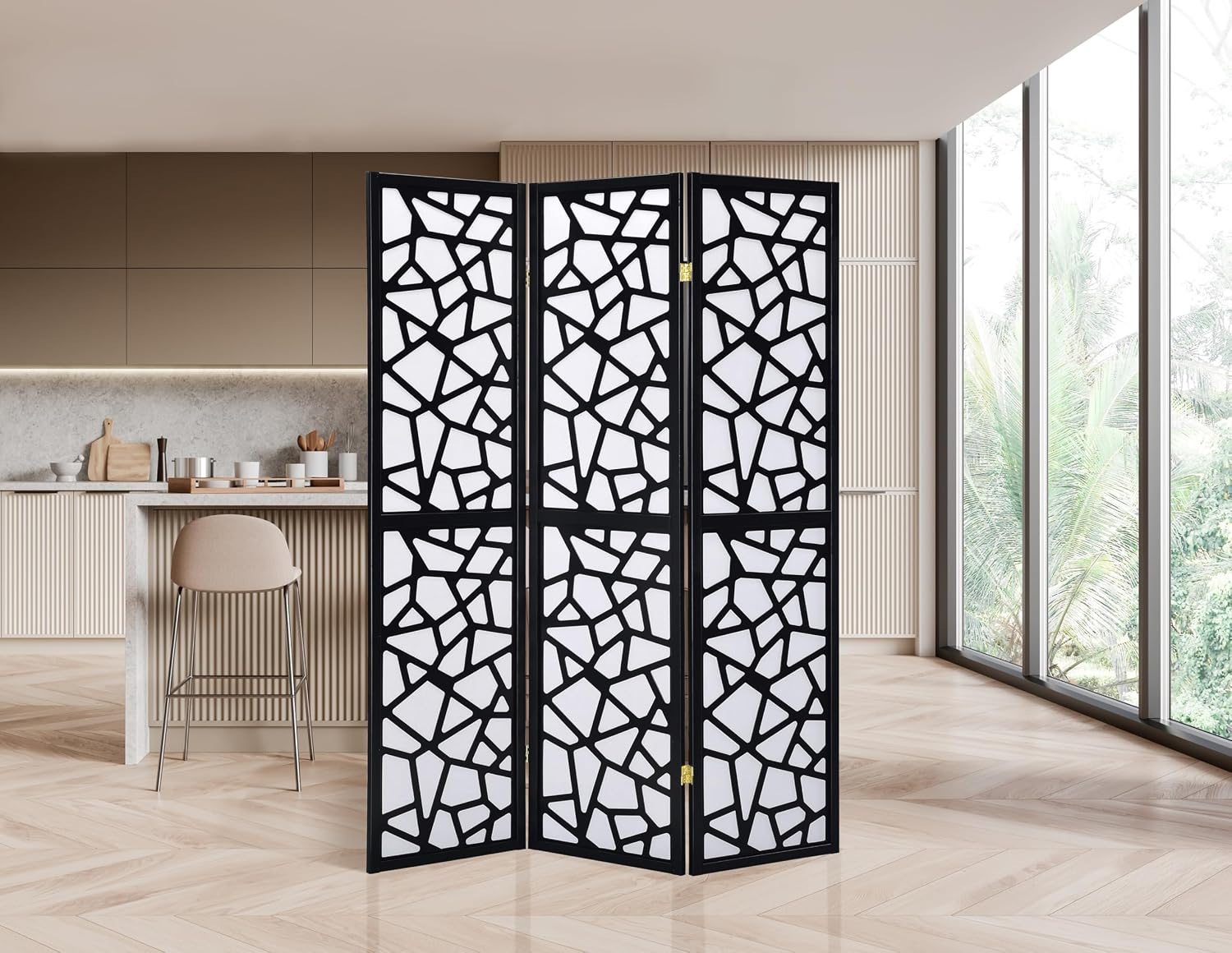 3 Panels Room Divider Privacy  - Shoji Screen Divider ulasan dan harga